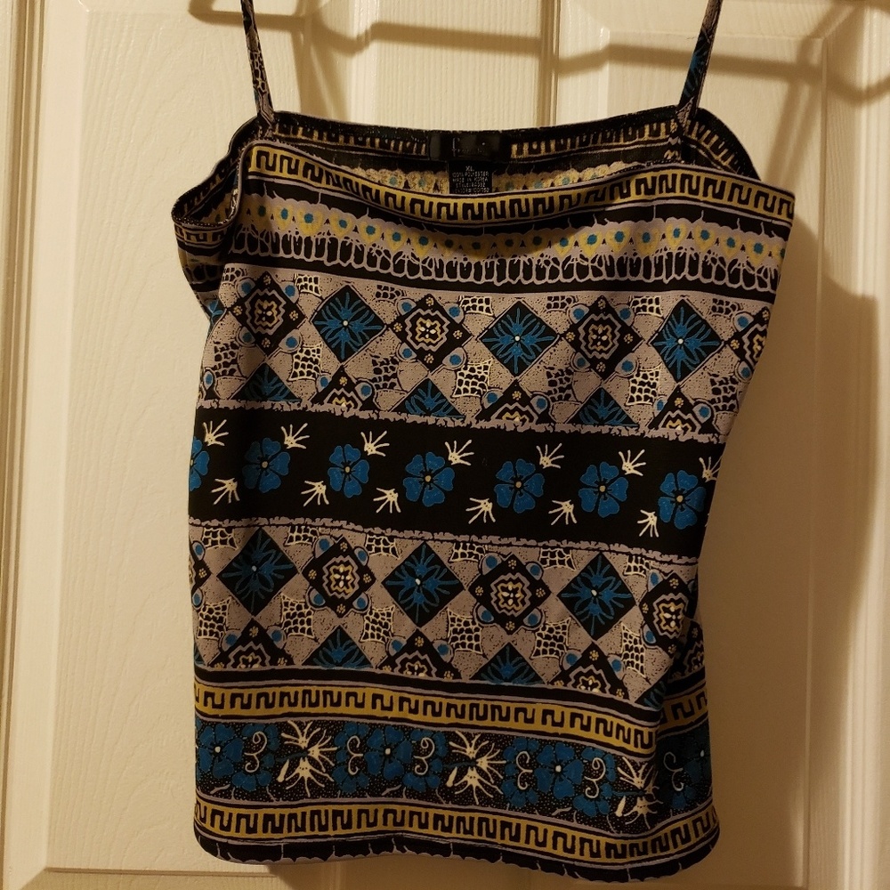 Frenchi Boho Print Tank Top
